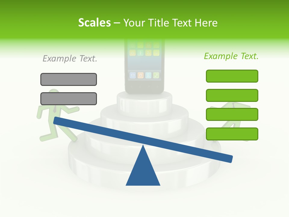 Staircase Growth Stair PowerPoint Template