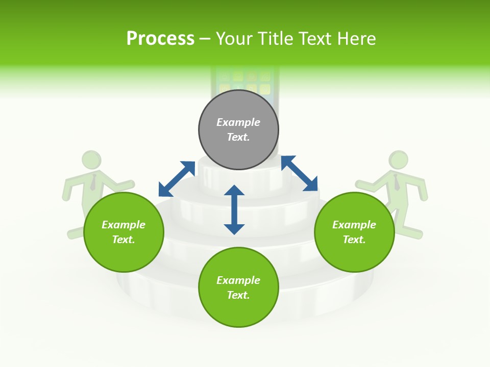Staircase Growth Stair PowerPoint Template
