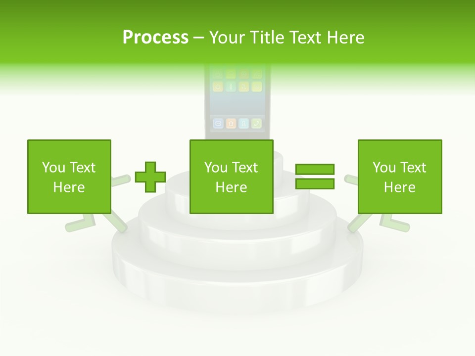 Staircase Growth Stair PowerPoint Template