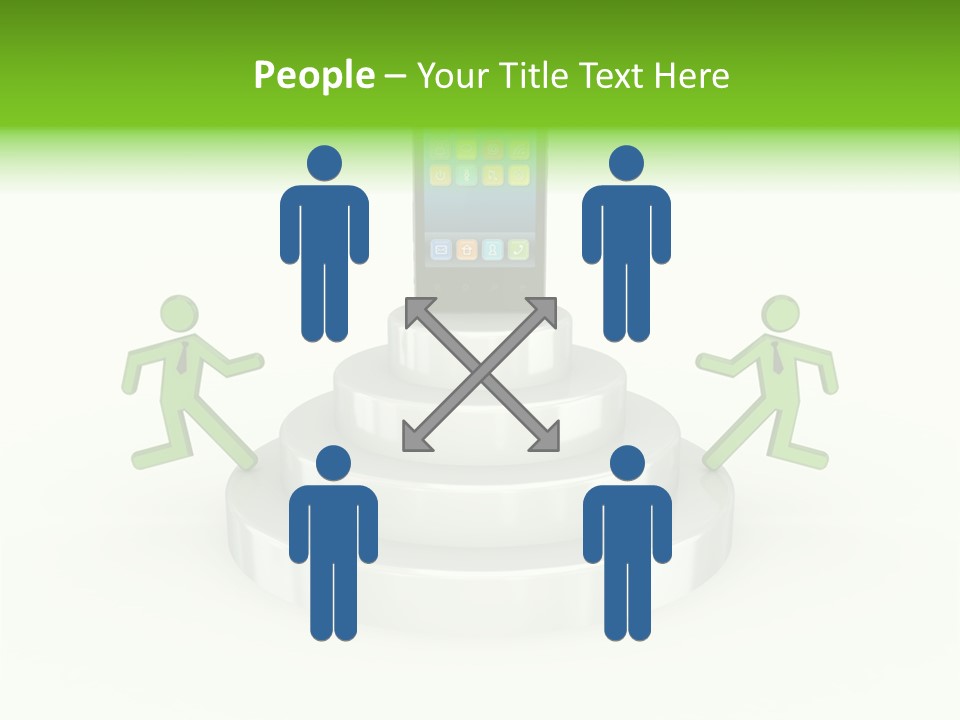 Staircase Growth Stair PowerPoint Template