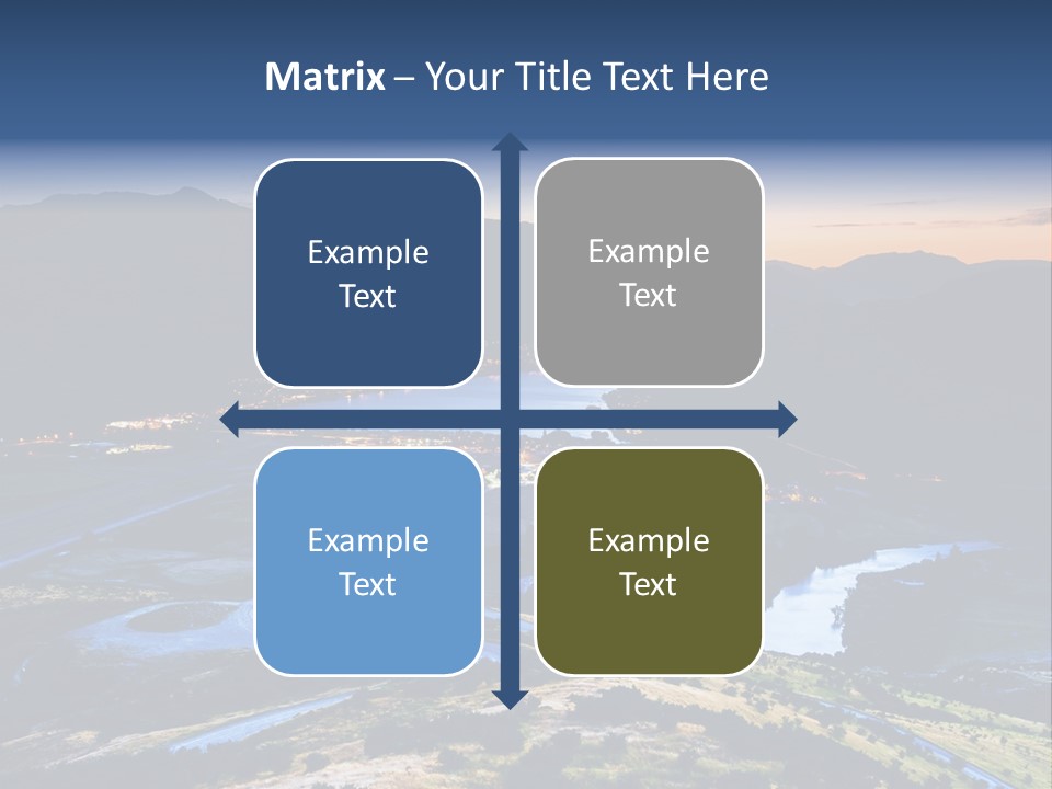 City Village Traffic PowerPoint Template