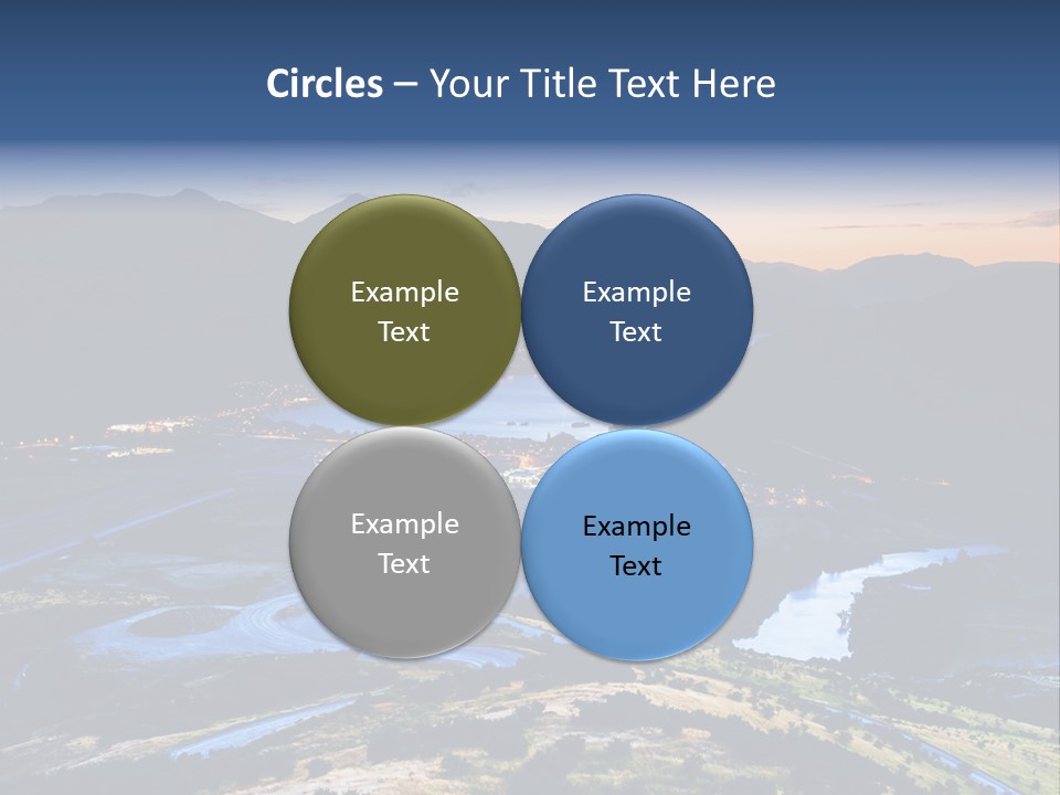 City Village Traffic PowerPoint Template