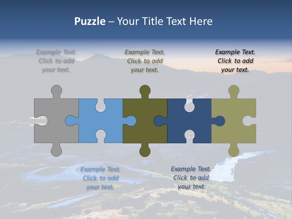 City Village Traffic PowerPoint Template