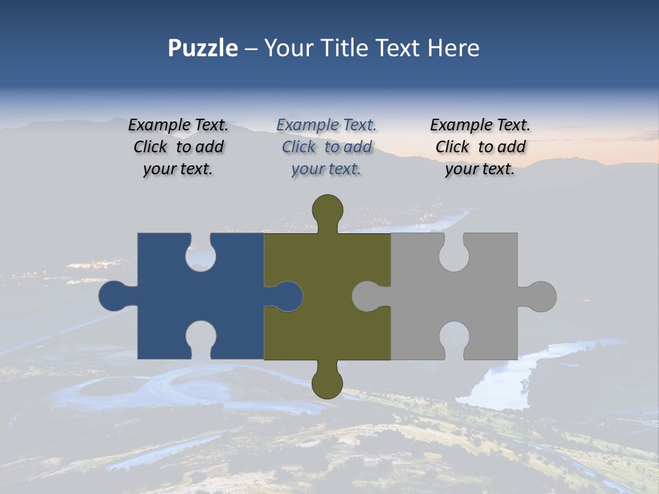 City Village Traffic PowerPoint Template