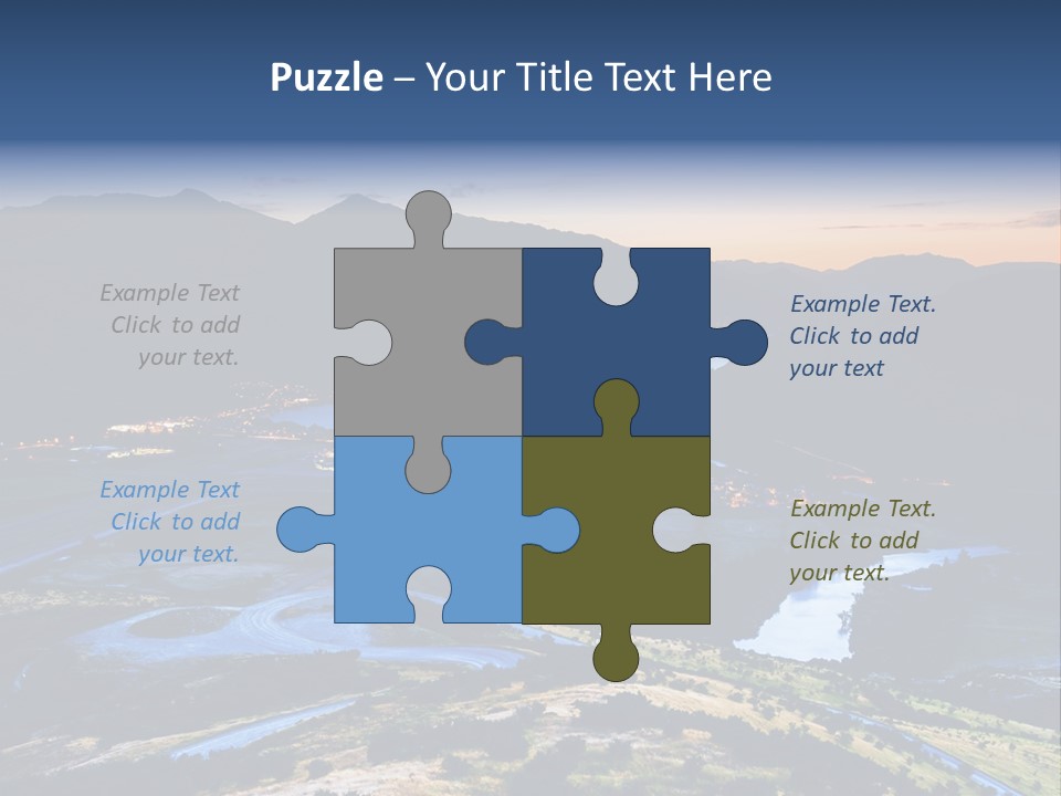 City Village Traffic PowerPoint Template