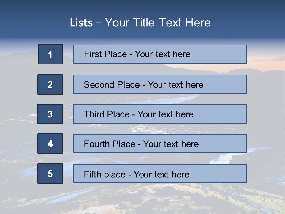 City Village Traffic PowerPoint Template