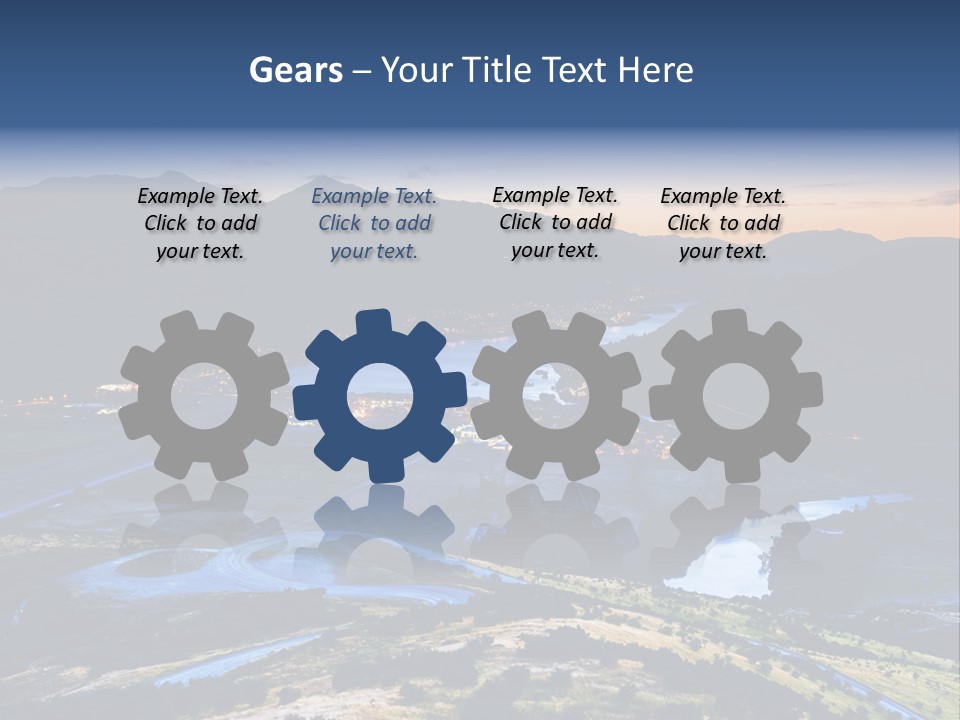 City Village Traffic PowerPoint Template