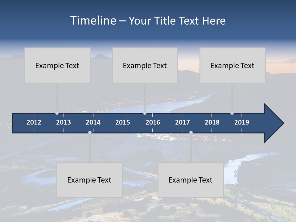 City Village Traffic PowerPoint Template