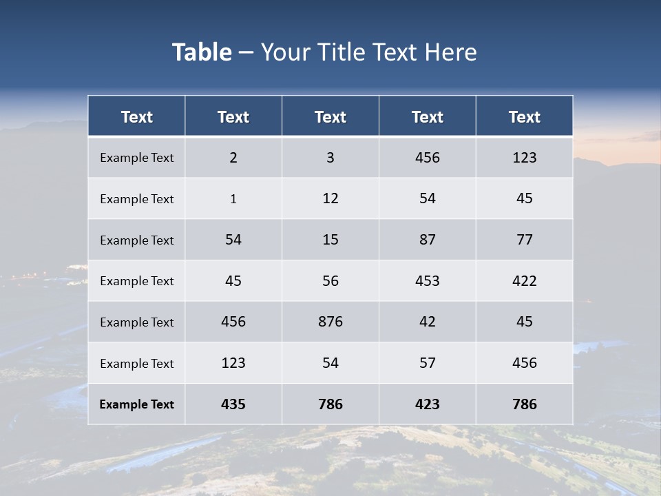 City Village Traffic PowerPoint Template