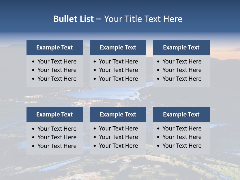 City Village Traffic PowerPoint Template