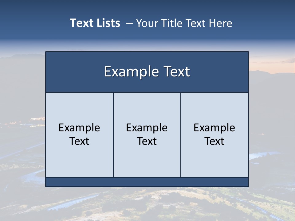 City Village Traffic PowerPoint Template