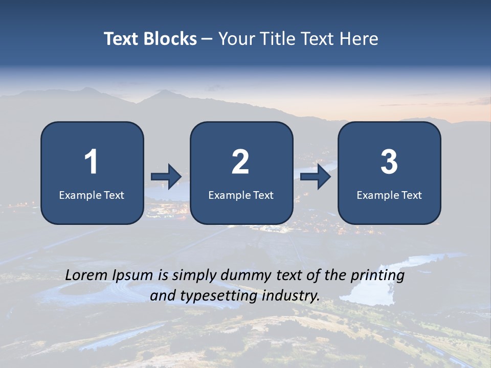 City Village Traffic PowerPoint Template