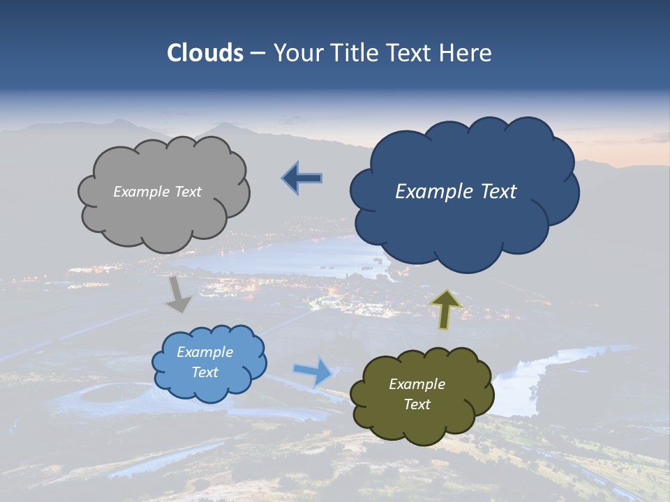 City Village Traffic PowerPoint Template