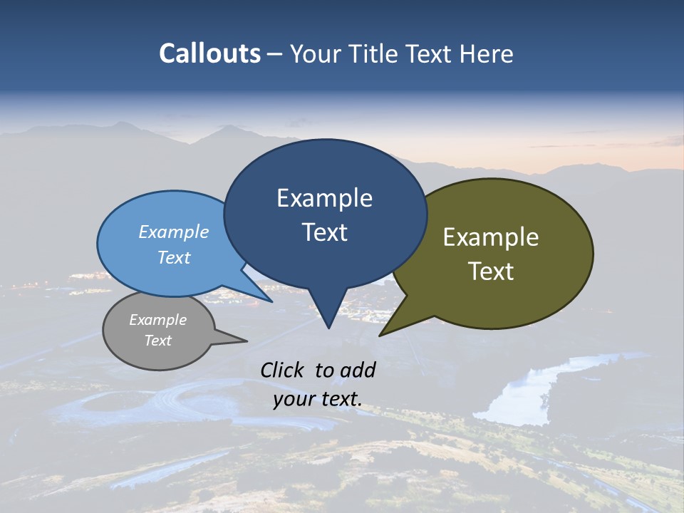 City Village Traffic PowerPoint Template