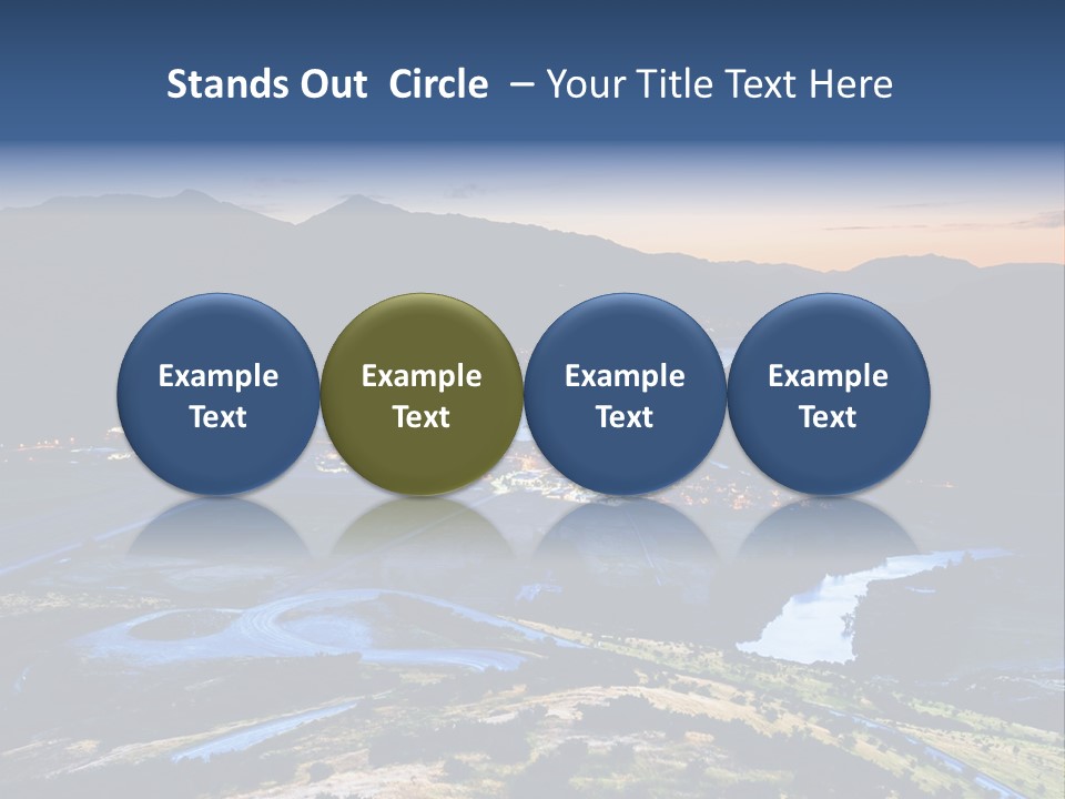 City Village Traffic PowerPoint Template