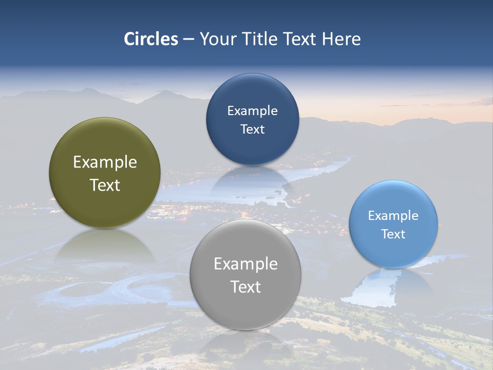 City Village Traffic PowerPoint Template