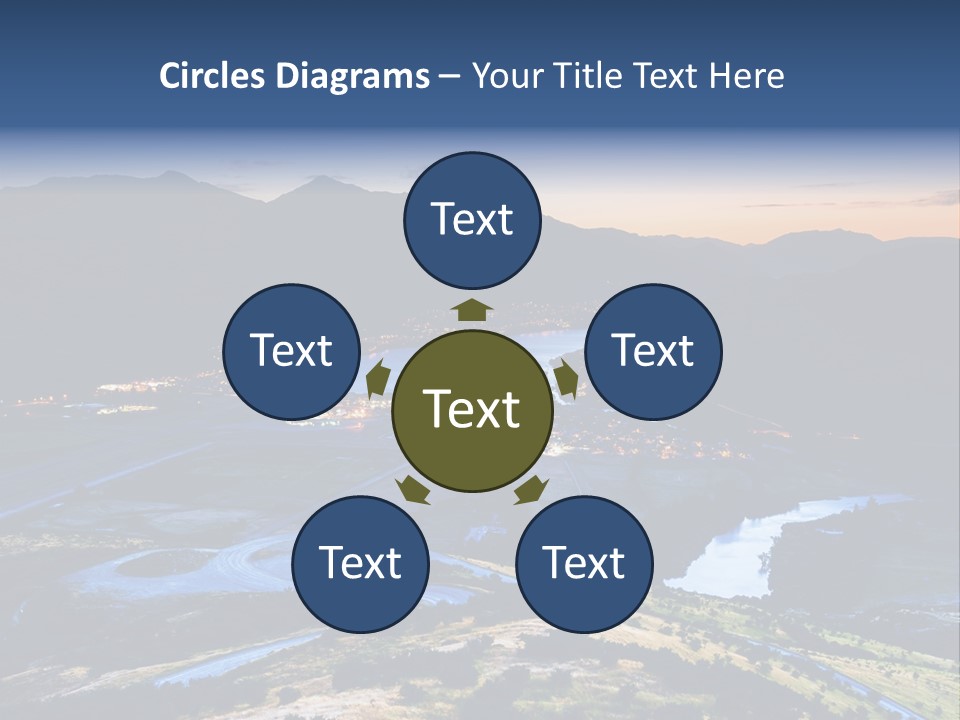 City Village Traffic PowerPoint Template