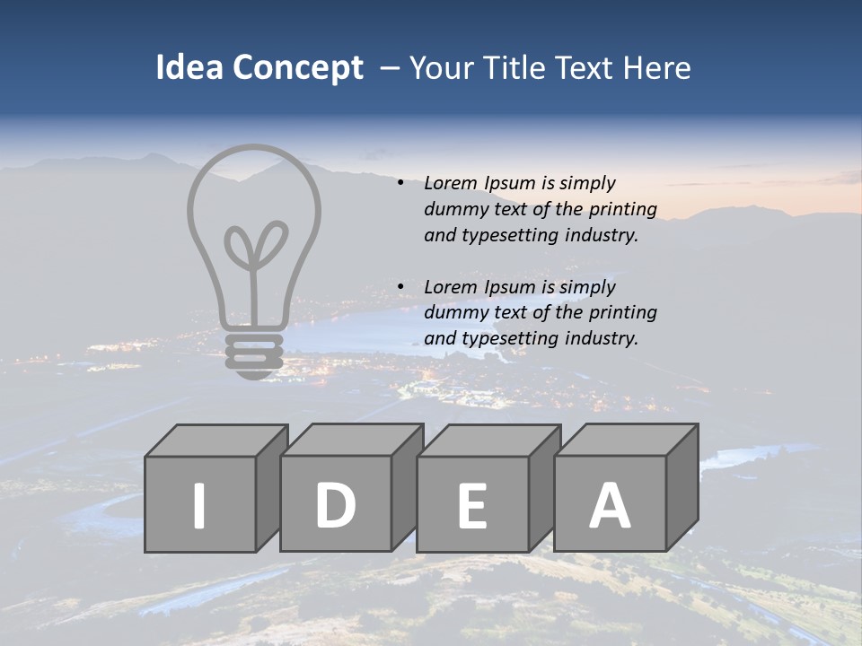 City Village Traffic PowerPoint Template