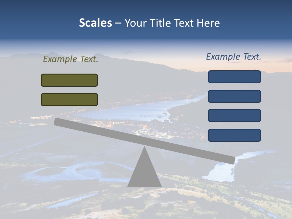 City Village Traffic PowerPoint Template