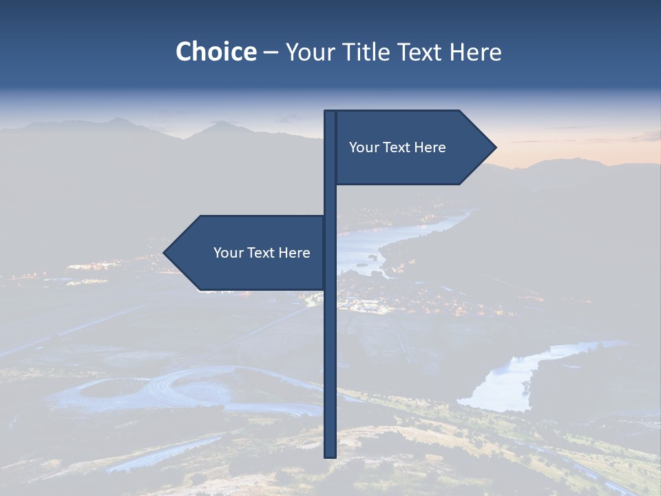 City Village Traffic PowerPoint Template