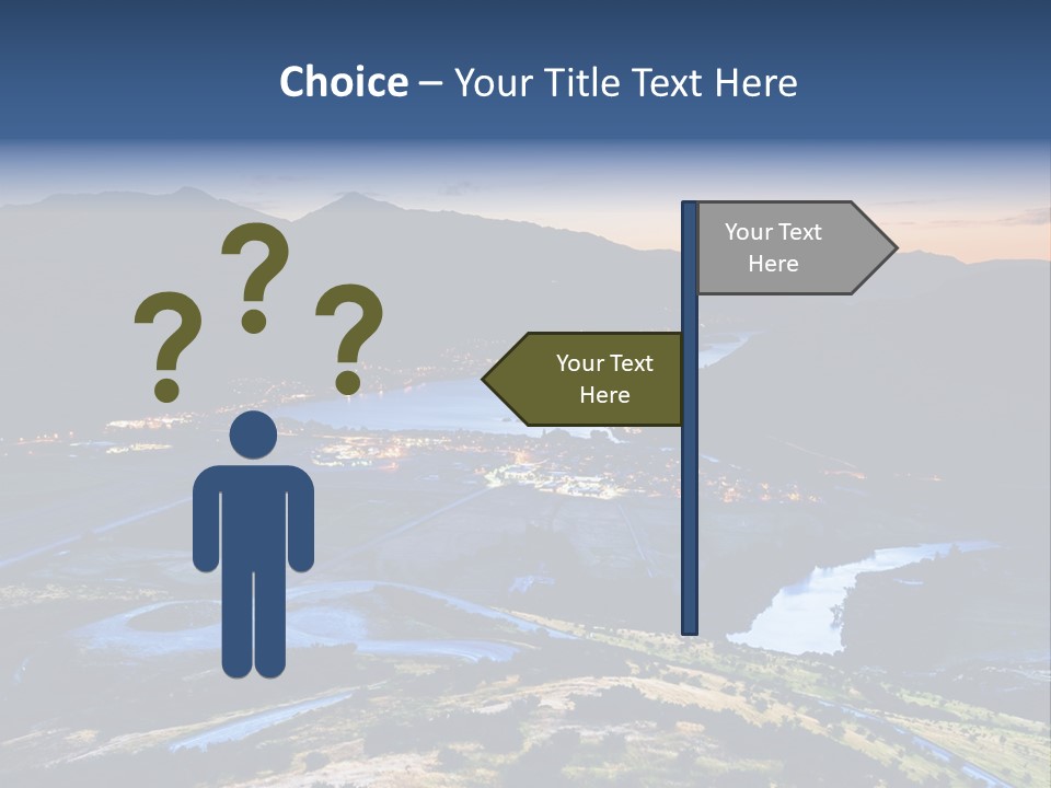 City Village Traffic PowerPoint Template