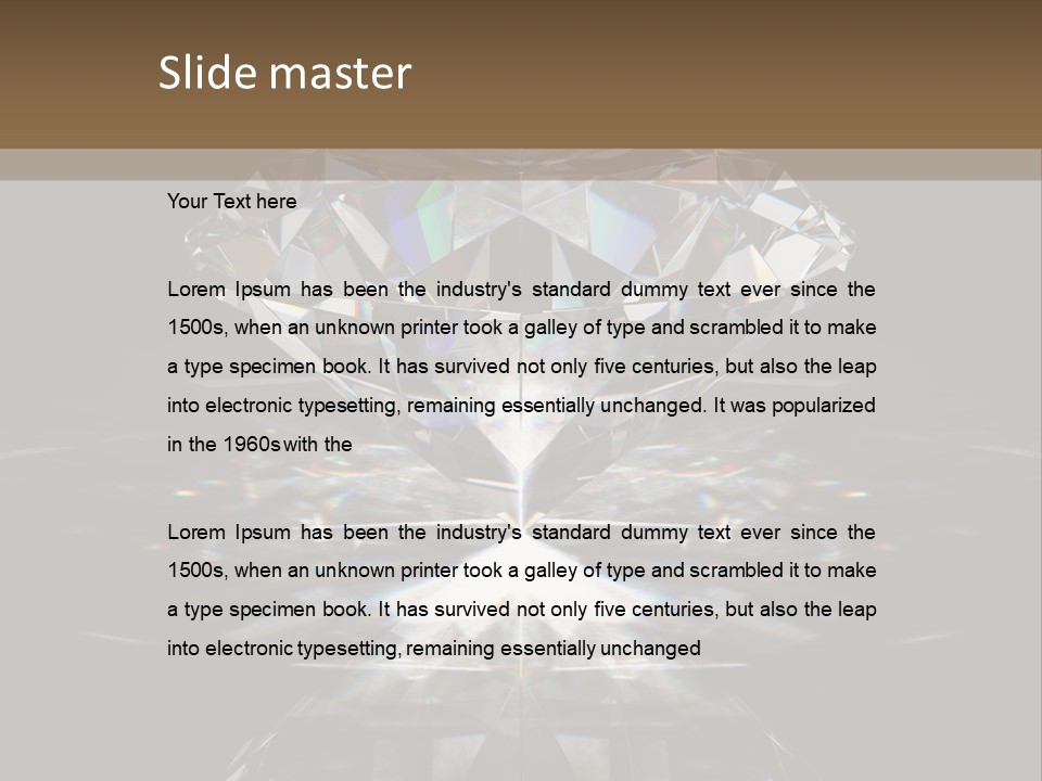 Healthcare Black Stress PowerPoint Template