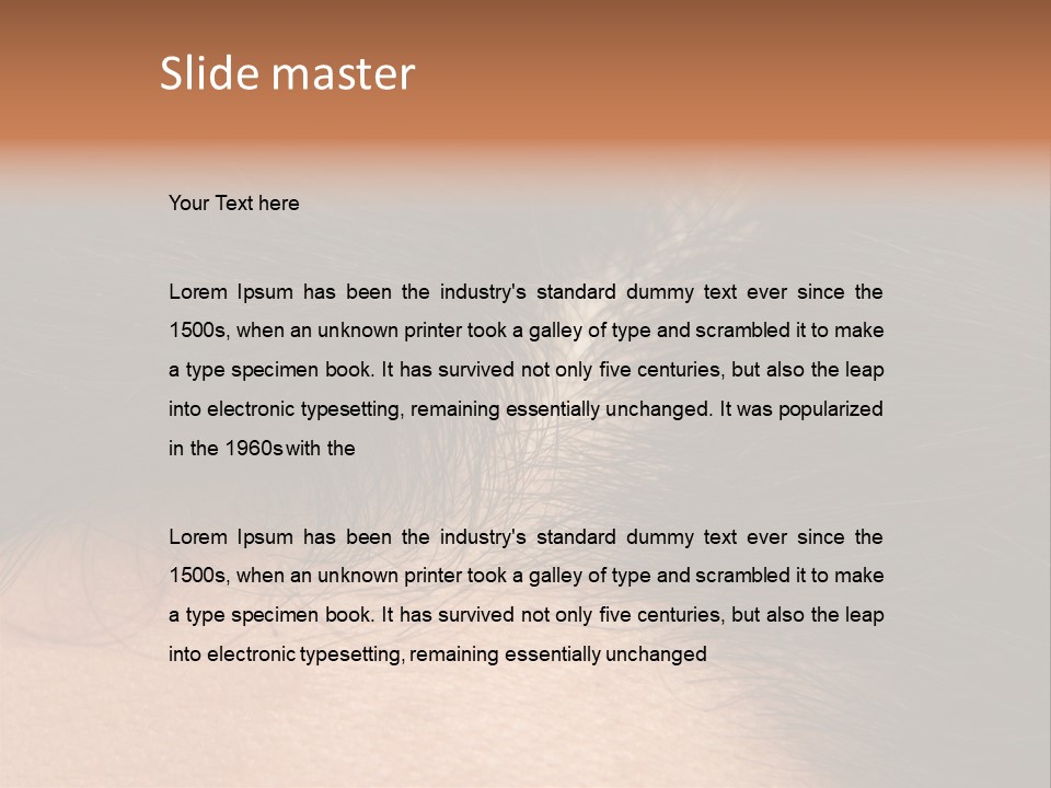 Healthcare Black Stress PowerPoint Template