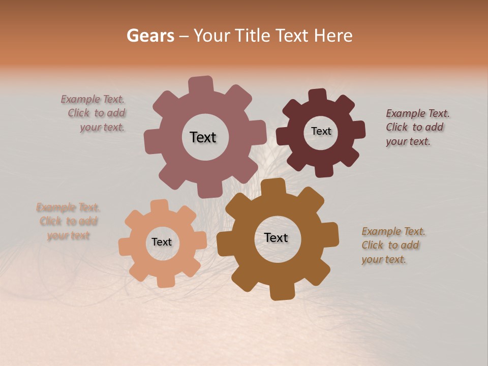 Healthcare Black Stress PowerPoint Template