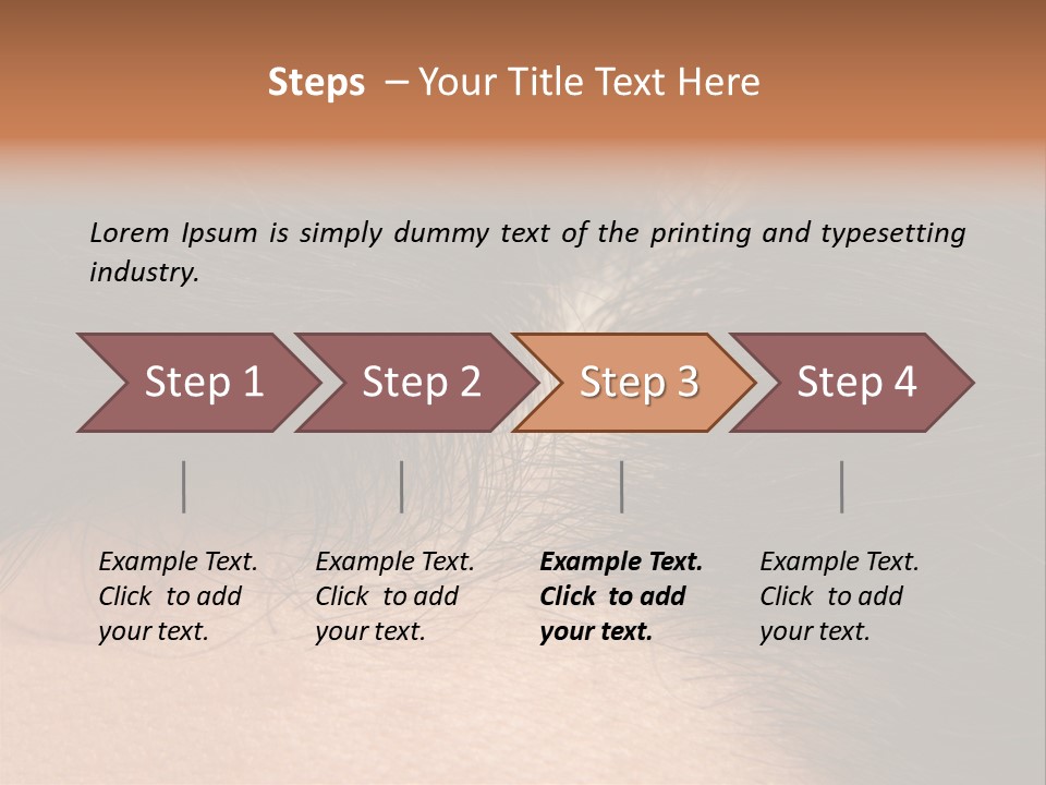 Healthcare Black Stress PowerPoint Template