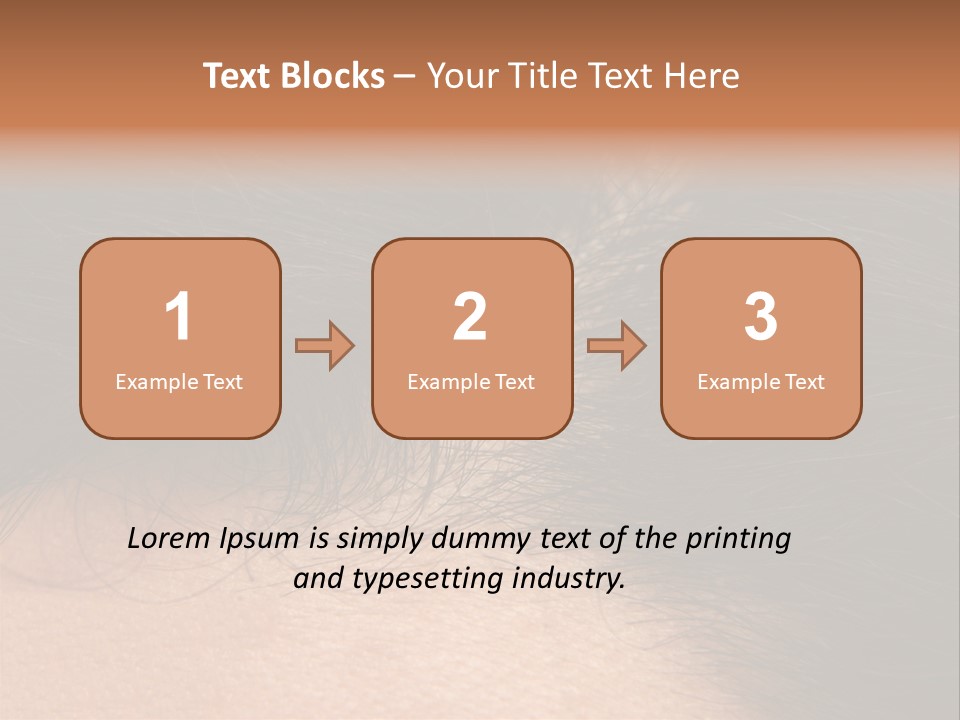 Healthcare Black Stress PowerPoint Template