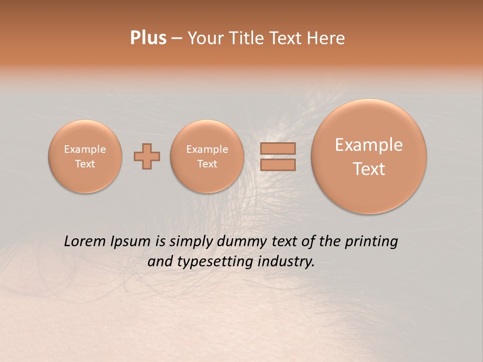 Healthcare Black Stress PowerPoint Template