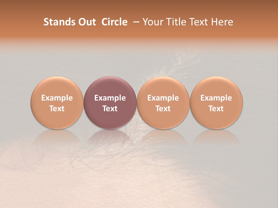 Healthcare Black Stress PowerPoint Template