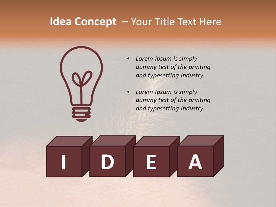 Healthcare Black Stress PowerPoint Template