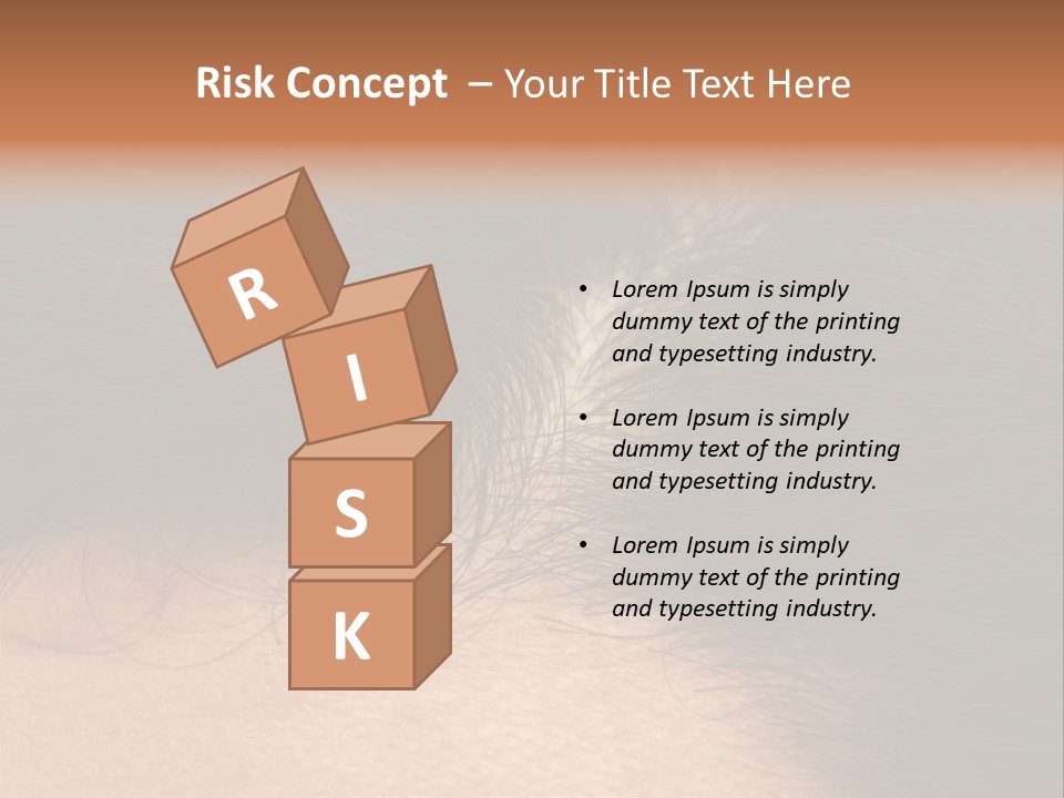 Healthcare Black Stress PowerPoint Template