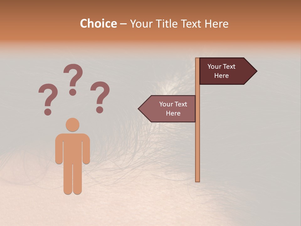 Healthcare Black Stress PowerPoint Template