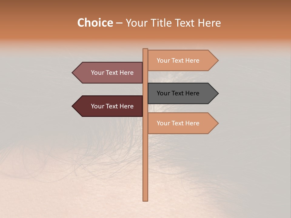 Healthcare Black Stress PowerPoint Template