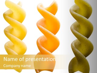 Macaroni Raw Path PowerPoint Template