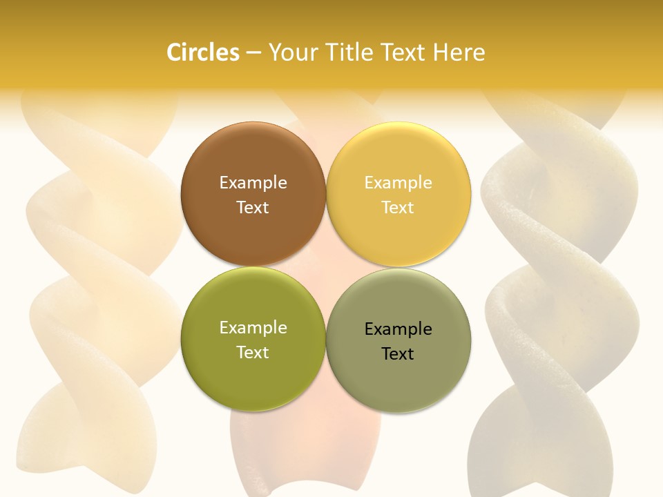 Macaroni Raw Path PowerPoint Template