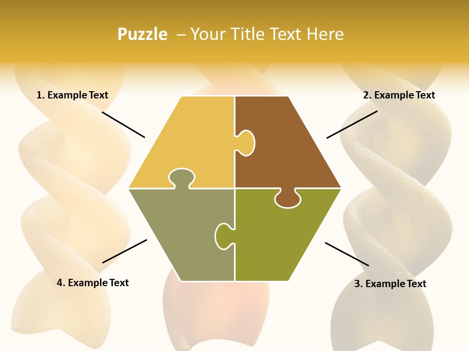 Macaroni Raw Path PowerPoint Template