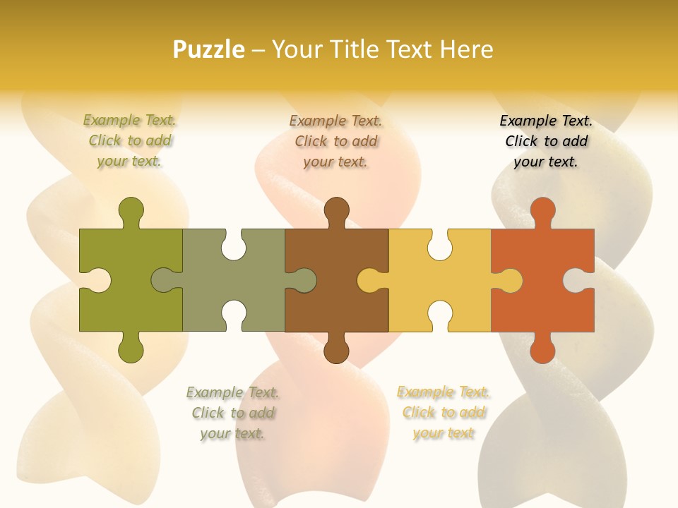 Macaroni Raw Path PowerPoint Template