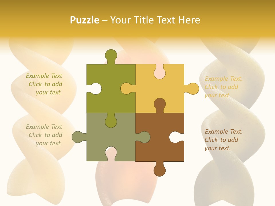 Macaroni Raw Path PowerPoint Template