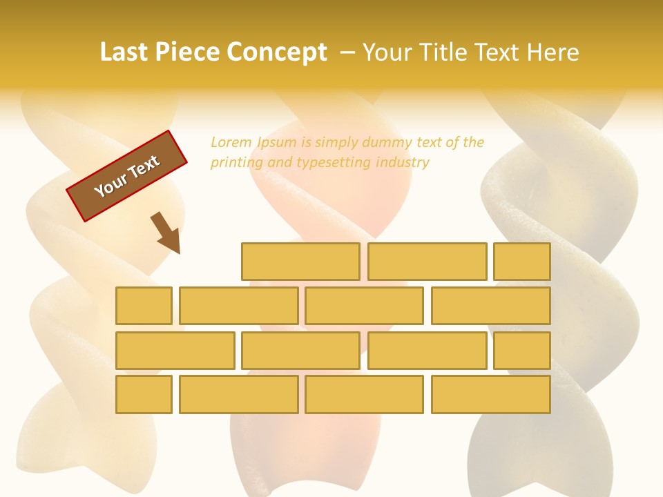 Macaroni Raw Path PowerPoint Template