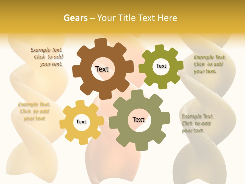 Macaroni Raw Path PowerPoint Template