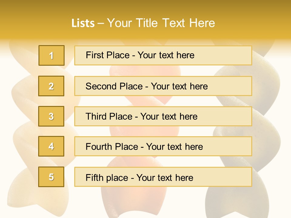 Macaroni Raw Path PowerPoint Template