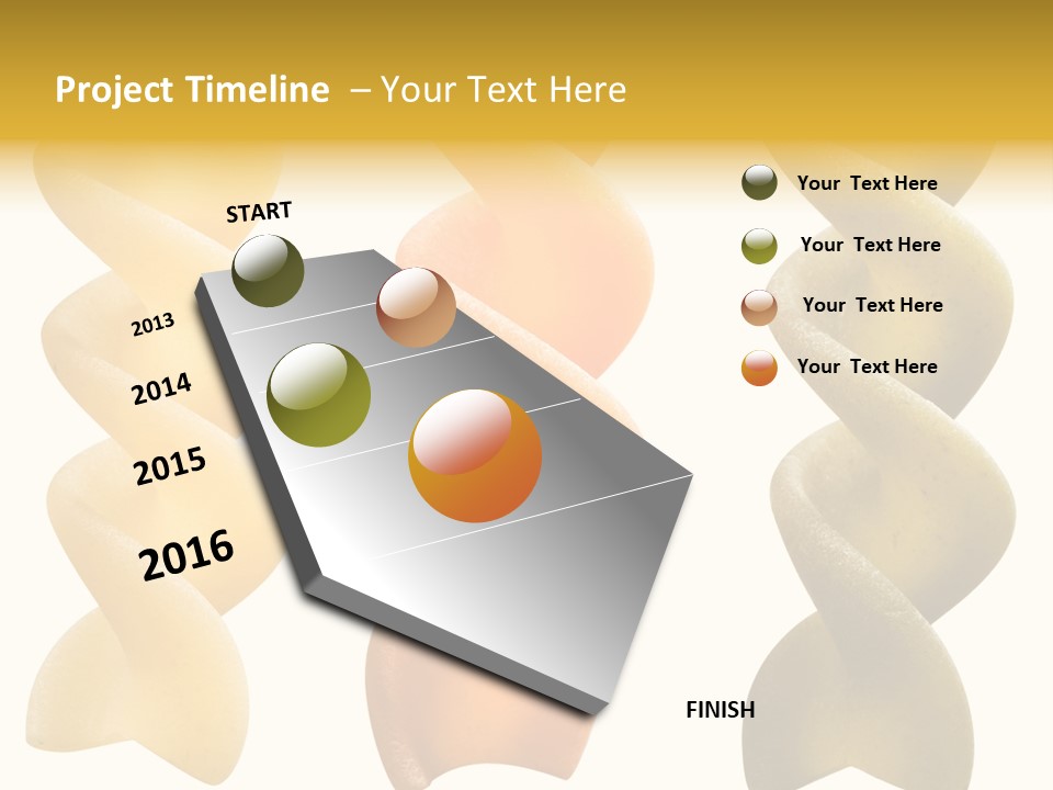 Macaroni Raw Path PowerPoint Template