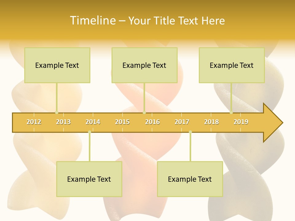Macaroni Raw Path PowerPoint Template