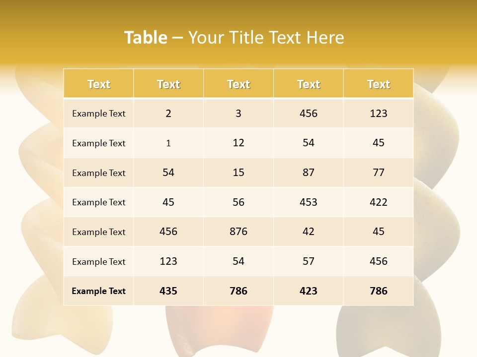 Macaroni Raw Path PowerPoint Template