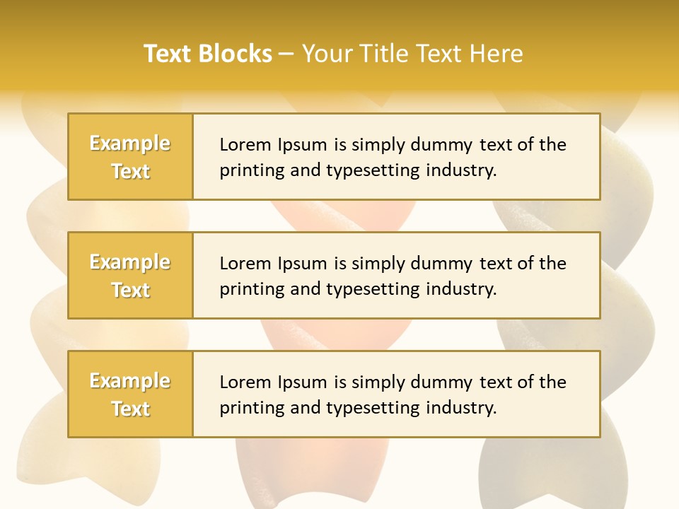 Macaroni Raw Path PowerPoint Template