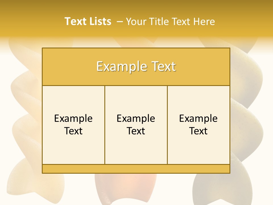 Macaroni Raw Path PowerPoint Template