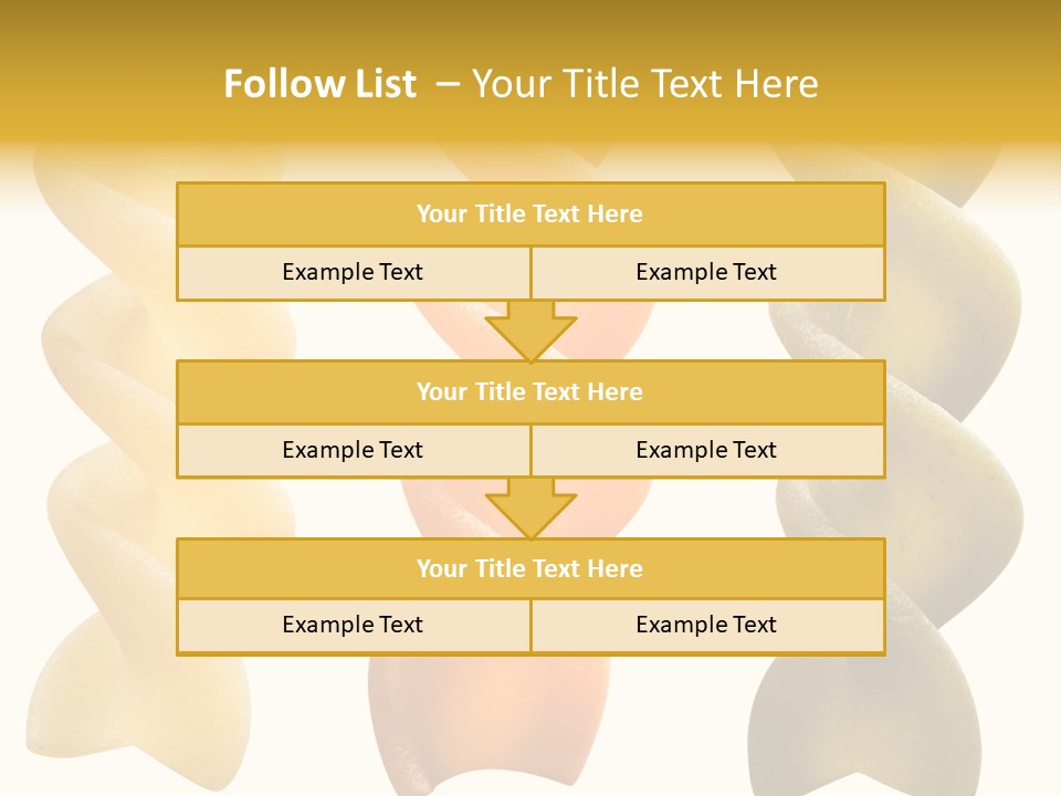 Macaroni Raw Path PowerPoint Template